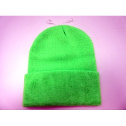 0815-04 Plain Skull Cap "NEON LIME"