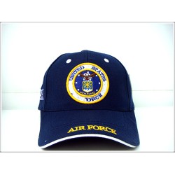1303-09 Law & Order Cap "AIR Force"BLK