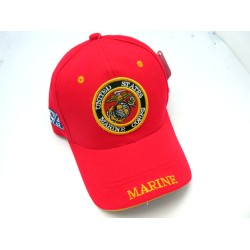 1303-09 Law & Order Cap ?U.S MARINES CORP#3" RED
