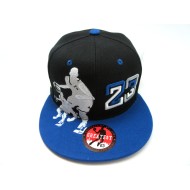 1402-07 MJ DRIBBLING SNAP BACK BLK/ROY