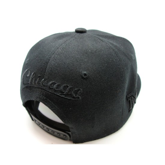 1402-07 MJ DRIBBLING SNAP BACK BLK/BLK