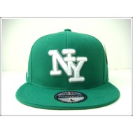 1404-06 SALE 3 Logo Fitted "New York" KEL/WHT