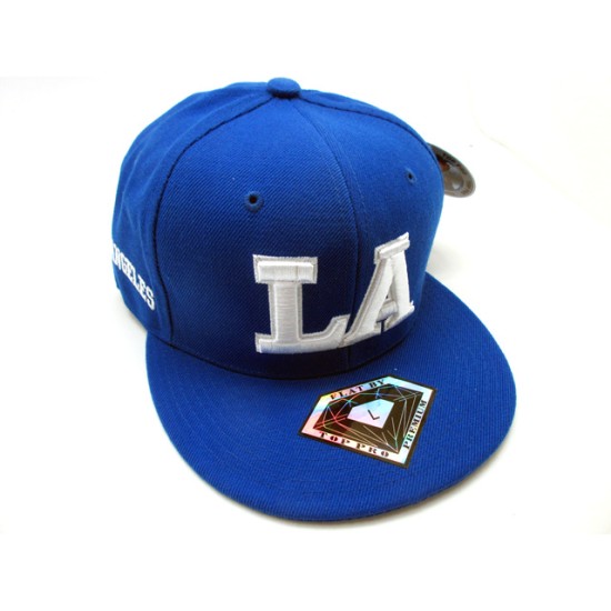 1404-06 LA 2023 CITY FITTED HAT ROY/WHT