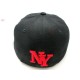 1404-06 SALE 3 Logo Fitted "New York" WHT/BLK