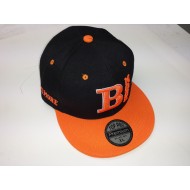 1404-06 B MORE CITY FITTED HAT BLK/ORA 
