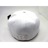 1404-06 B MORE CITY FITTED HAT WHT/WHT
