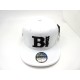1404-06 B MORE CITY FITTED HAT WHT/BLK