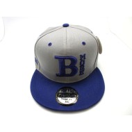 1404-06 B MORE CITY FITTED HAT GRY/PUR