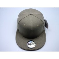 1404-05 Plain Snapback DK.GREY