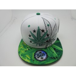1709-10 SNAP BACK "ROLL BY HAND" WHT/KEL