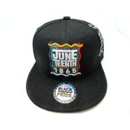 1865-01 JUNTEETH SNAP BACK"SQUARE"BLK/BLK