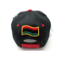 1865-02 JUNTEETH SNAP BACK"1865 SCRIPT"BLK/RED