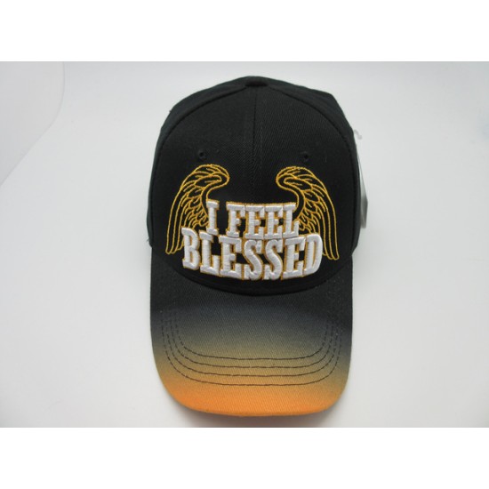 RELIGIOUS "I FEEL BLESSED" 1906-13 BLK/GOL