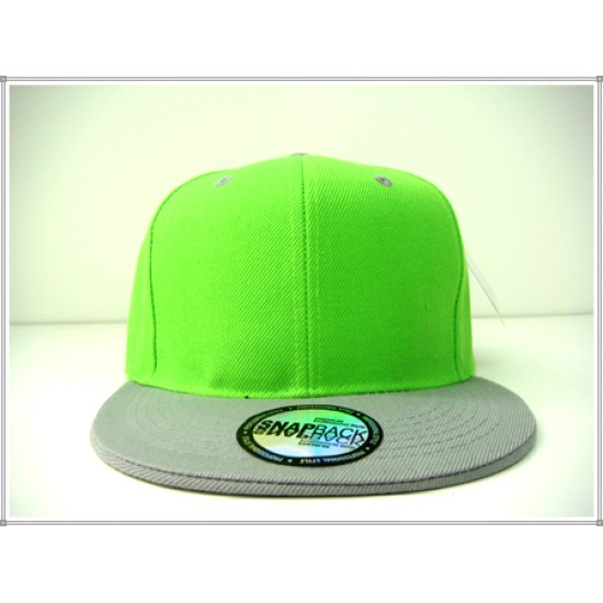 1403-08 2-Ton Snapback LIME/GRAY