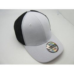 2006-10 FLEX FIT MESH HAT WHT/BLACK