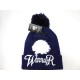 WARRIOR 2008-16 KNIT HAT PUR/WHT