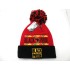 BLACK HISTORY KNIT HAT 2008-03 BLACK PRIDE RED/BLK