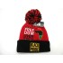 BLACK HISTORY KNIT HAT 2008-02 FREEDOM OVER RED/BLK