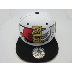 2101-19 MASTER 23 SNAP BACK WHT/BLK