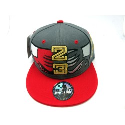 2101-19 MASTER 23 SNAP BACK CHR/RED