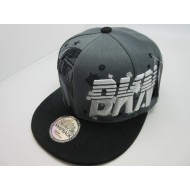 2102-01 CITY SPLASH SNAP BACK BROOKLYN CHR/BLK