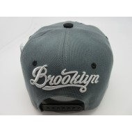 2102-01 CITY SPLASH SNAP BACK BROOKLYN CHR/BLK