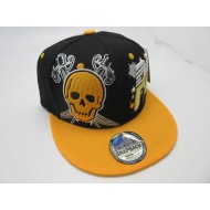 2102-01 CITY SPLASH SNAP BACK PITTSBURGH BASEBALL BLK/GOL