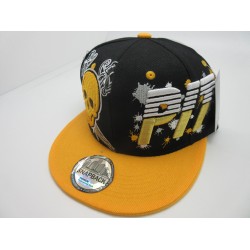 2102-01 CITY SPLASH SNAP BACK PITTSBURGH BASEBALL BLK/GOL