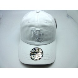 2103-08 POLO CITY HAT NEW JERSEY WHITE/WHITE