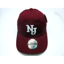 2103-08 POLO CITY HAT NEW JERSEY BURGUNDY/WHITE