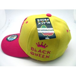 2103-21 WOMENS SNAP BACK "BLACK QUEEN" WHT/HOT