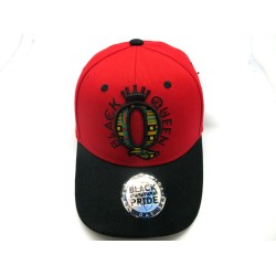 2103-21 WOMENS SNAP BACK "BLACK QUEEN" RED/BLK