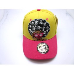 2103-20 WOMENS SNAP BACK "MY ROOTS" YELL/HOT