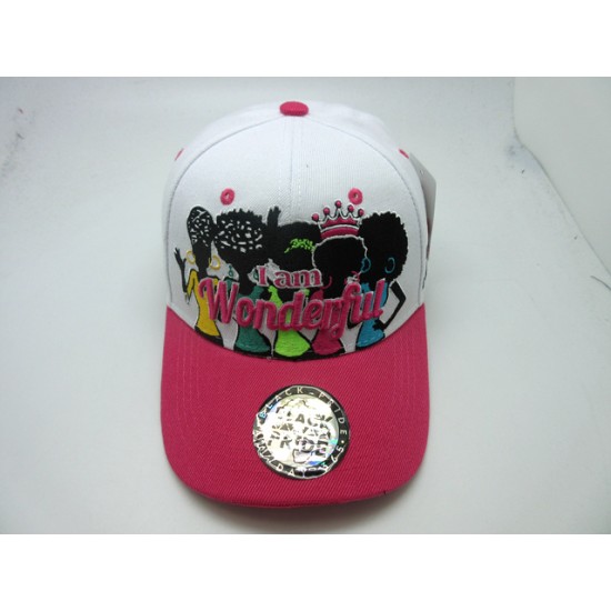 2103-18 WOMENS I AM WONDERFUL WHT/PINK