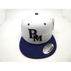 2104-10 CITY CLASSIC 21 SNAP BACK BALTIMORE WHT/PUR