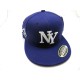 2104-10 CITY CLASSIC 21 SNAP BACK NEW YORK PURPLE/WHT