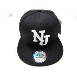2104-10 CITY CLASSIC 21 SNAP BACK NEW JERSEY BLK/WHT