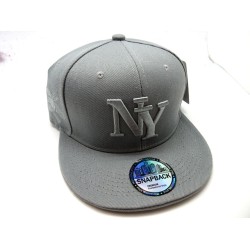 2104-10 CITY CLASSIC 21 SNAP BACK NEW YORK GRY/GRY