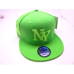 2104-10 CITY CLASSIC 21 SNAP BACK NEW YORK LIME