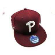 2104-10 CITY CLASSIC 21 SNAP BACK PHILLY BURGUNDY