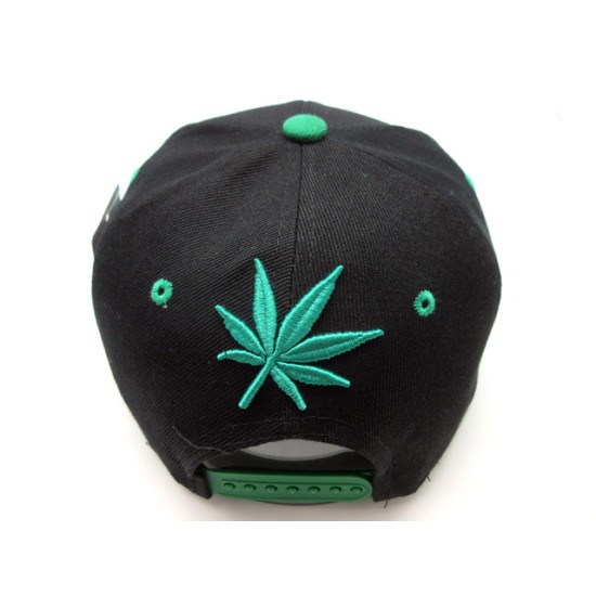 2106-01 SMOKE FOR THE CULTURE SNAP BACK BLK/KELLY