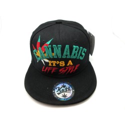 2106-02 CANNABIS ITS LIFE STYLE BLK/BLK