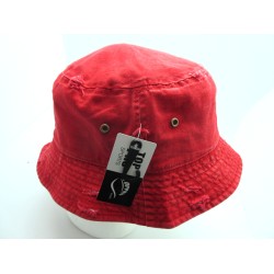 2106-15 VINTAGE BUCKET HAT RED M/L XL/2XL