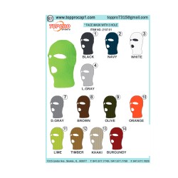 2107-01 WINTER PREMIER 3HOLE MASK OLIVE