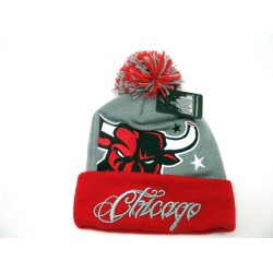 2107-03 CITY COLLASSAL KNIT HAT CHICAGO GRY/RD