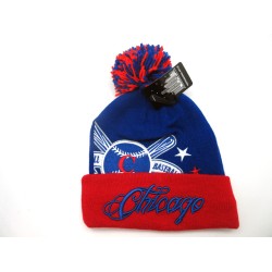 2107-03 CITY COLLASSAL KNIT HAT CHICAGO ROY/RD