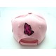 2109-21 RELIGIOUS HAT "NOT TO DAY SATAN" PINK/WHT