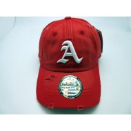 2110-04 CITY VINTAGE 2 LOGO HAT ATLANTA RED/WHT