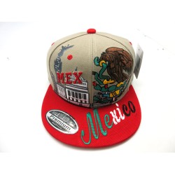 2202-01 COUNTRY "DOWNTOWN SNAP BACK"MEXICO KHA/RED