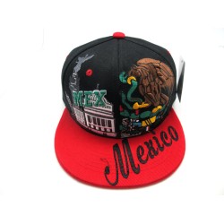 2202-01 COUNTRY "DOWNTOWN SNAP BACK"MEXICO BLK/RED
